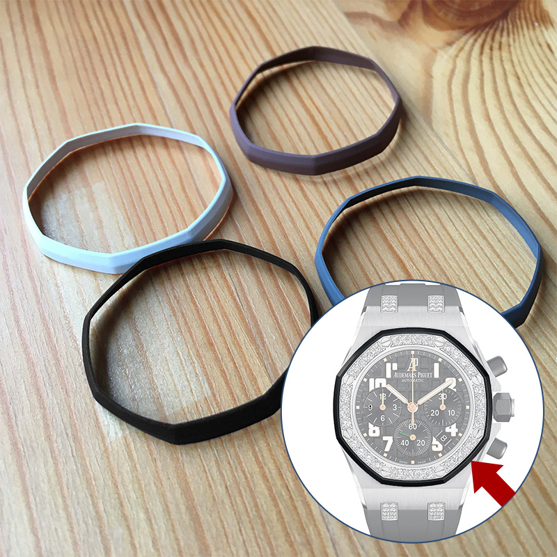 Audemars Piguet Watch Royal Oak - ラップデターズピプエット用ラバーリング、ロイヤルオークの彫り取り、自動ウォッチインサート、37mm、26048