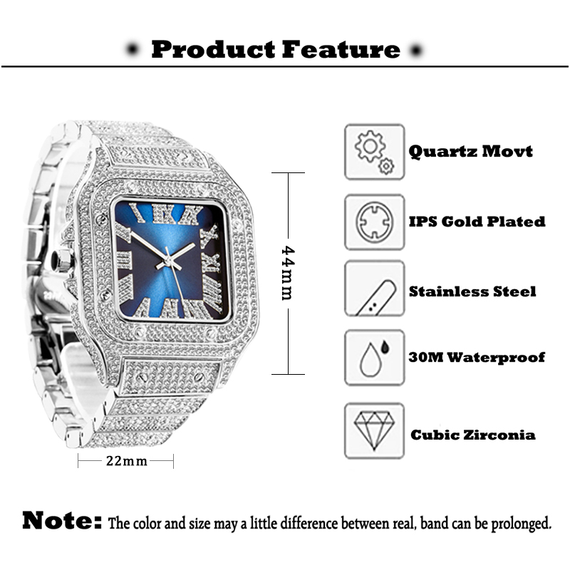 Missfox-メンズクォーツ時計,高級ブランド,ヒップホッ - Luxury Watch Top 10 のレビューと価格