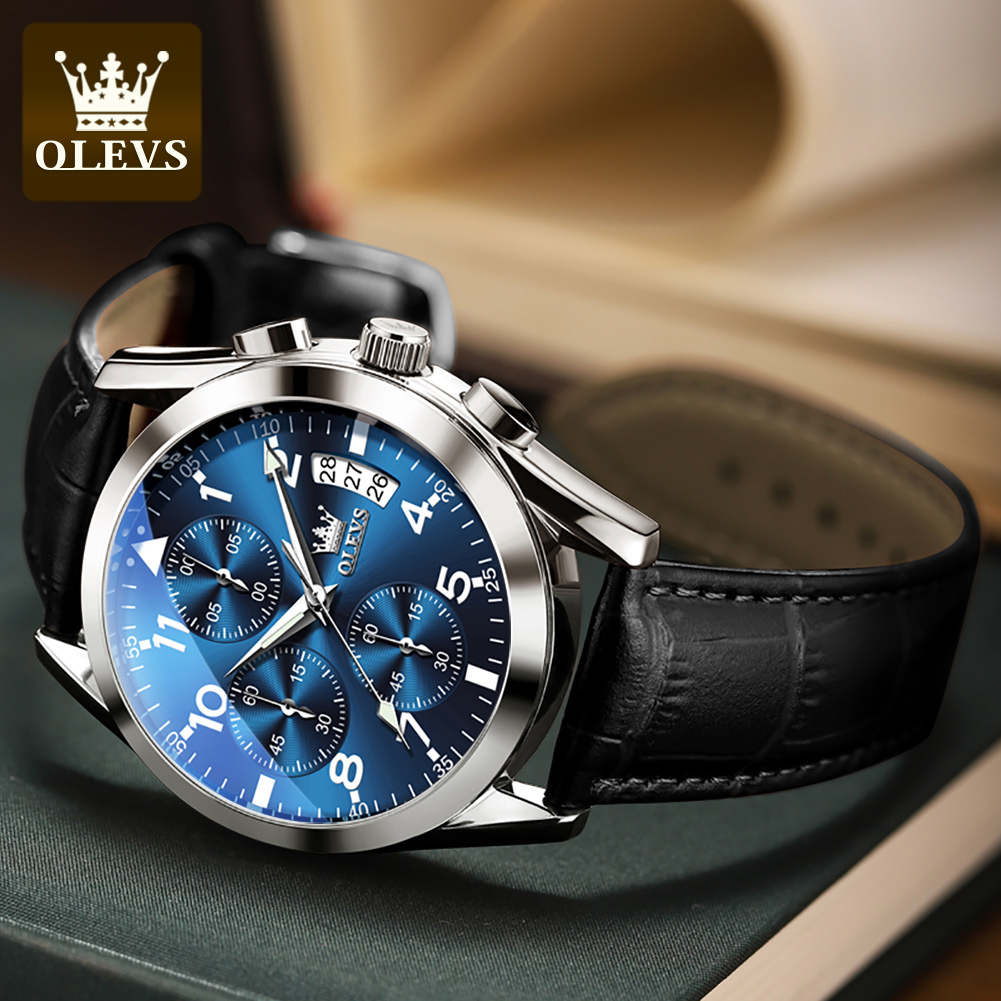 OLEVS 2878 高級メンズ腕時計 防水夜光クォーツ腕時 - Luxury Watch Magazine のレビューと価格