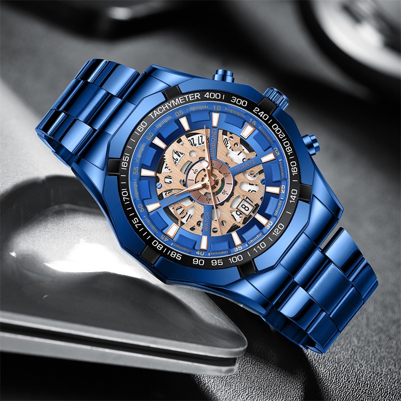 ビンボンドメンズ腕時計トップブランドの高級ステンレス鋼防水中 - Luxury Watch Magazine のレビューと価格