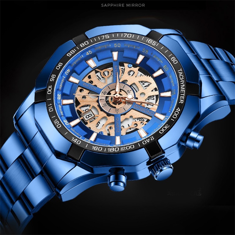 ビンボンドメンズ腕時計トップブランドの高級ステンレス鋼防水中 - Luxury Watch Magazine のレビューと価格