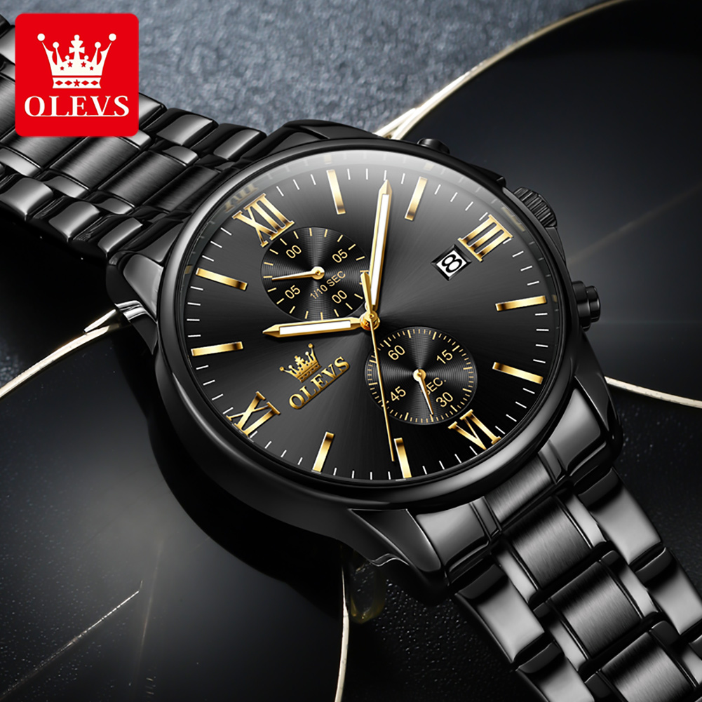 OLEVS 2886 クラシックブラッククォーツ時計男性用エ - Luxury Watch Magazine のレビューと価格