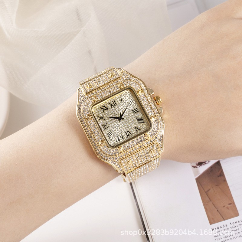 男性と女性のための正方形の時計,新しい,diy amd,黒, - Luxury Watch Iceberg のレビューと価格