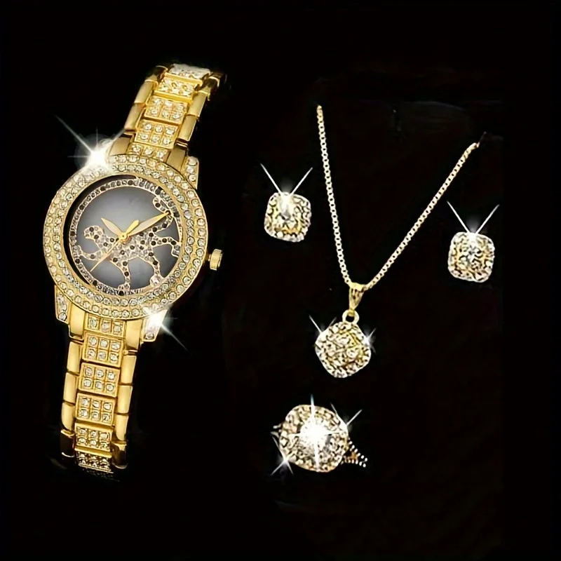 5個セット レディース腕時計 チーター柄 レオパード柄 クォ - Luxury Watch Gift For Her のレビューと価格