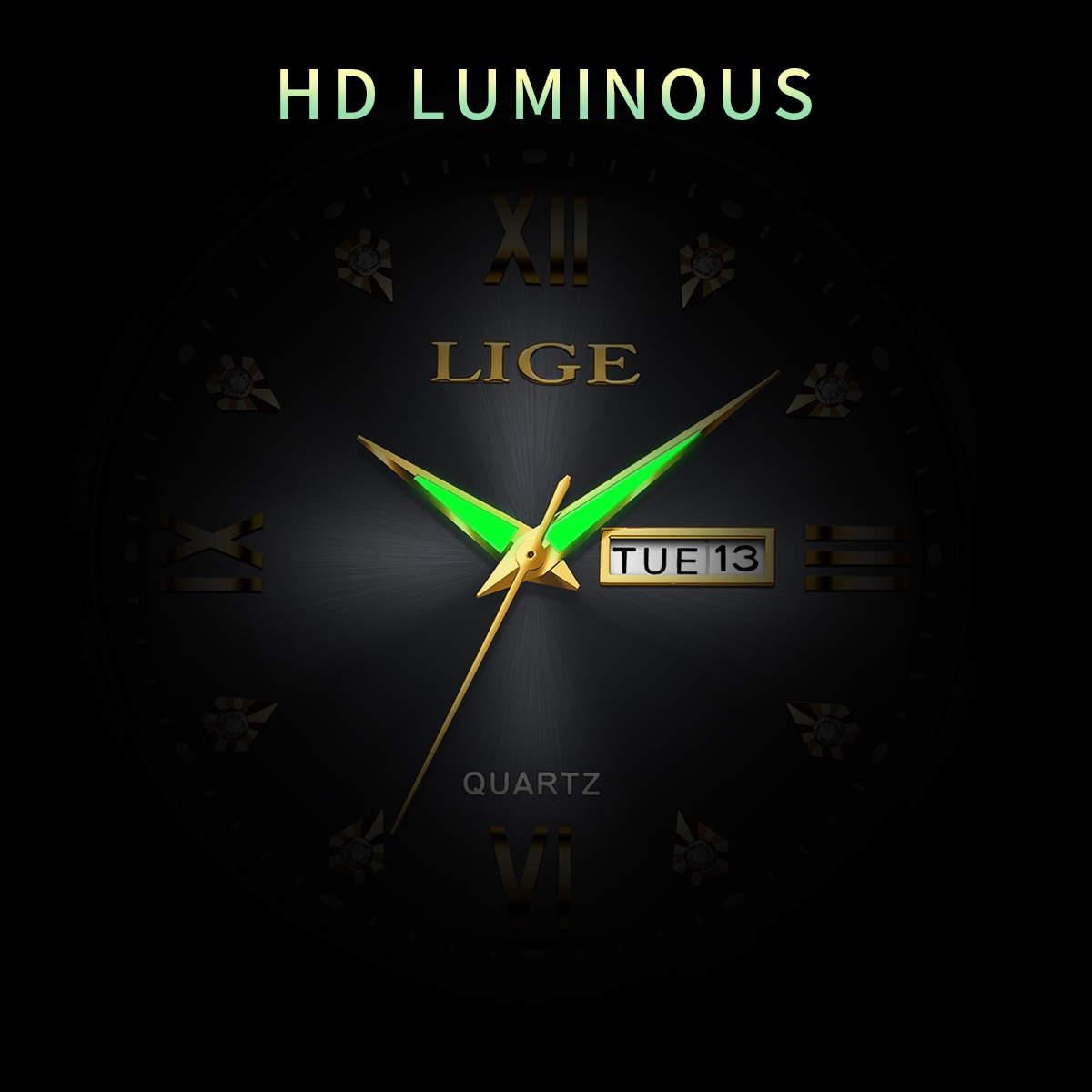 LIGE 新しいメンズ高級腕時計ビジネストップブランド男性腕 - Luxury Watch Top 10 のレビューと価格