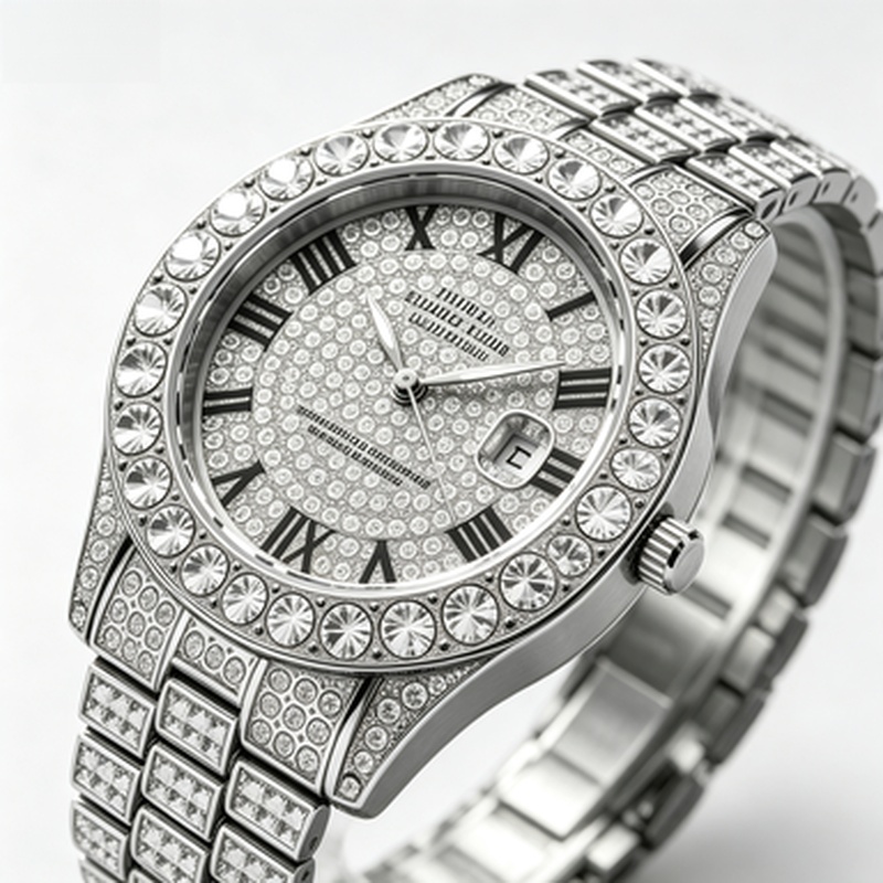 大人気のゴールドラグジュアリーアイスアウトクォーツウォッチ、 - Luxury Watch Iceberg のレビューと価格
