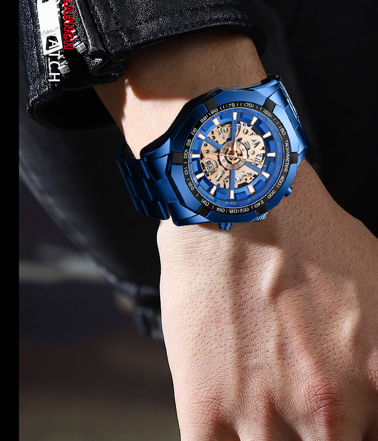 UTHAI メンズ腕時計ライト高級ブランドビジネス中空発光防 - Luxury Watch Magazine のレビューと価格