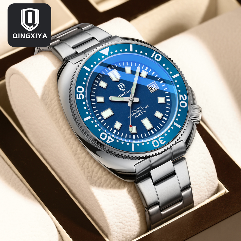 QINGXIYA ブランドファッションクラシックブルークォー - Luxury Watch Magazine のレビューと価格