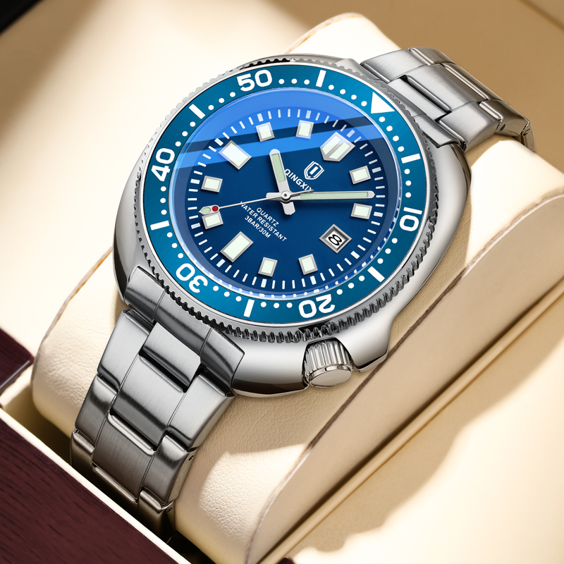 QINGXIYA ブランドファッションクラシックブルークォー - Luxury Watch Magazine のレビューと価格