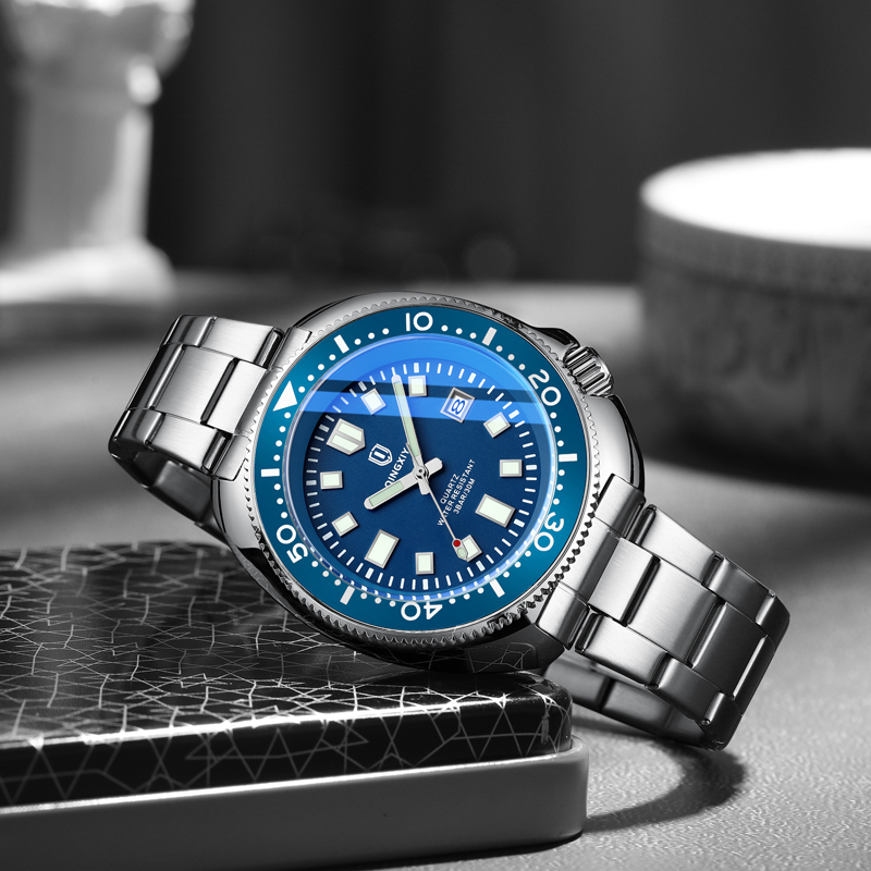 QINGXIYA ブランドファッションクラシックブルークォー - Luxury Watch Magazine のレビューと価格